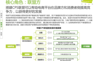 CPS联盟，重塑营销生态的优势与魅力